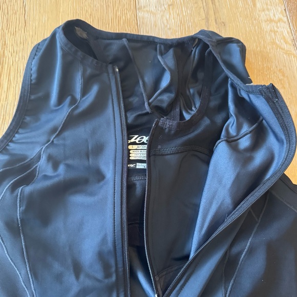 Zoot Ultra Black Swimskiin Compression Bodysuit with Padding Triathlon S - Picture 5 of 8